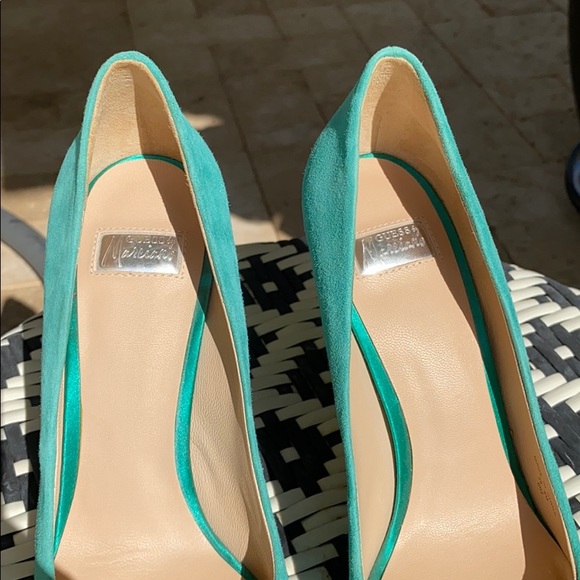 Guess by Marciano Teal Heels - Picture 3 of 13